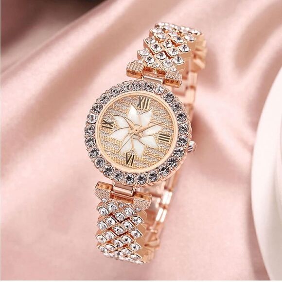 Rose Gold Watch and Bangle Duo Set - Picture 4 of 5